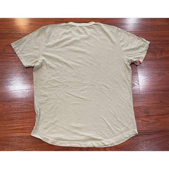 BUCK MASON  SLUB CURVED HEM TEE  SIZE L - Picture 3 of 11